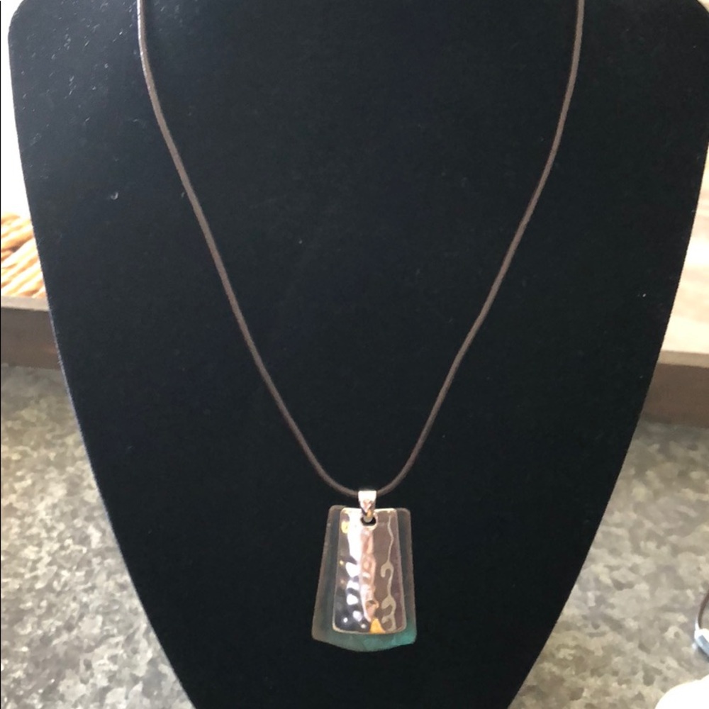 ALM Soho Robert Lee Morris silver and leather